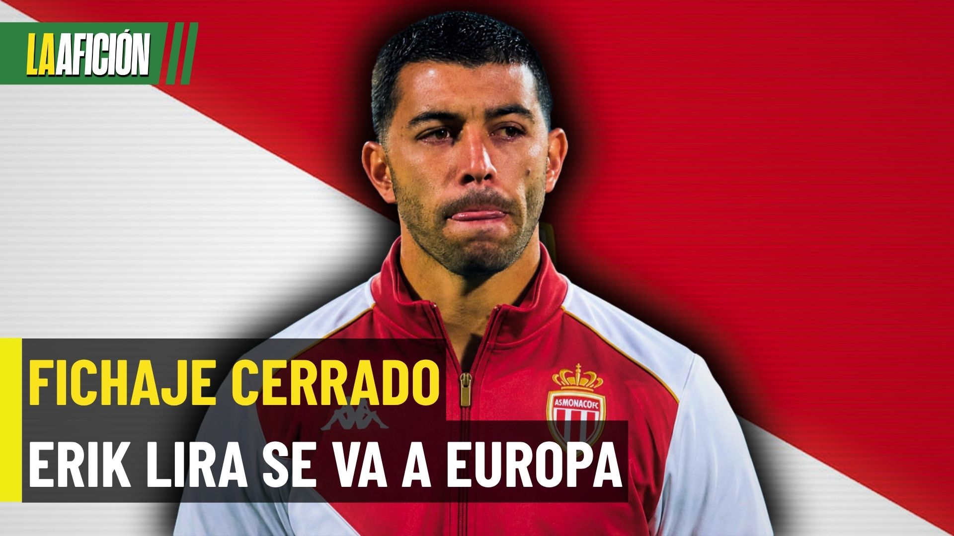 ¡OFICIAL! Erik Lira se marcha de Cruz Azul; jugará con el Mónaco de Francia