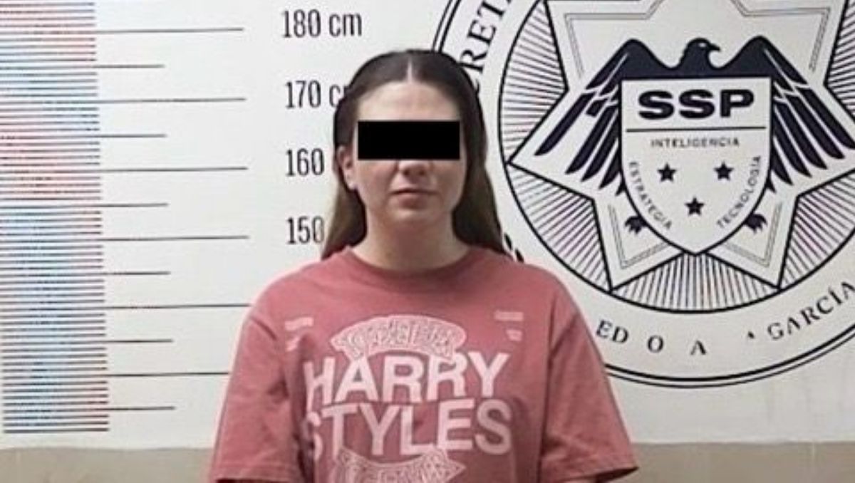 Regina 'N', de 23 años, fue puesta a disposición de las autoridades. | Especial