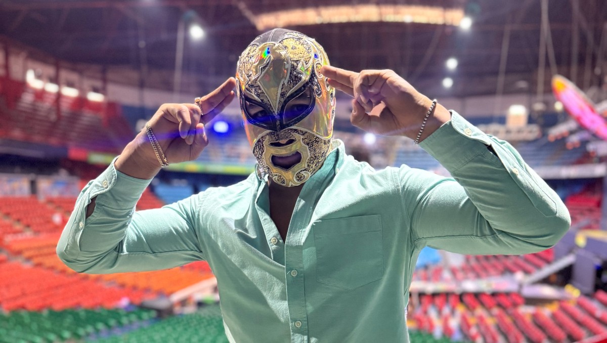 Rey Pegasus abandonó el futbol para dedicarse al 100 por ciento a la lucha libre (Jorge Flores)