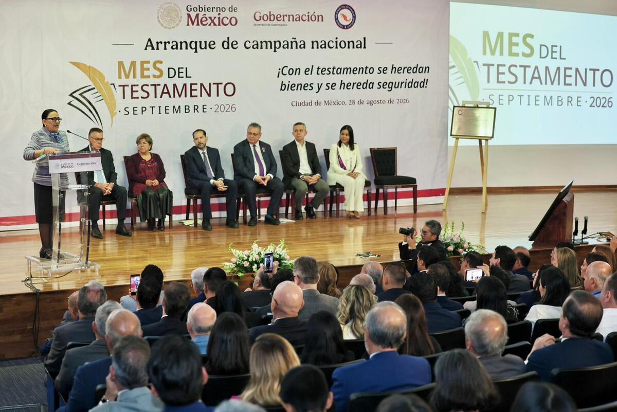 La secretaria de Gobernación, Rosa Icela Rodríguez, encabezó el inicio de las jornada. | Foto: Especial