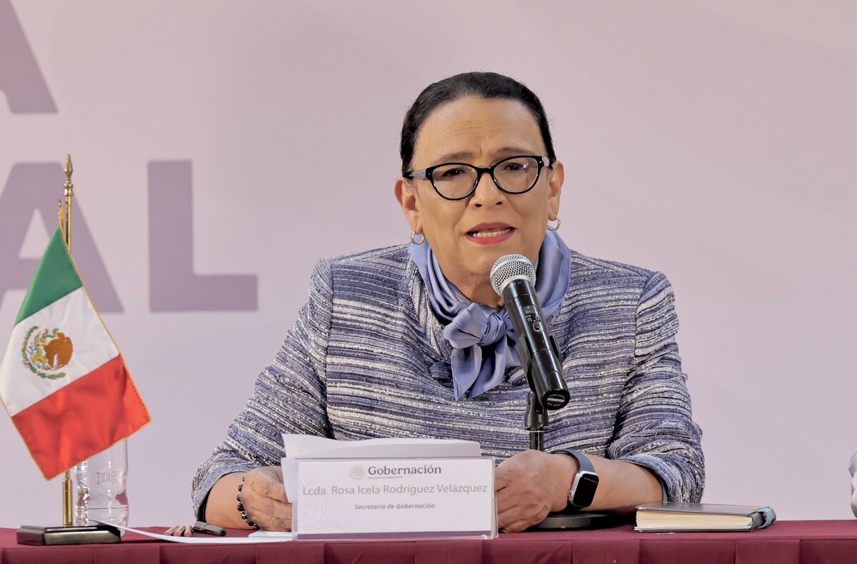 La secretaria de Gobernación, Rosa Icela Rodríguez, afirmó que la búsqueda de personas es prioridad del Estado. | Foto: Segob