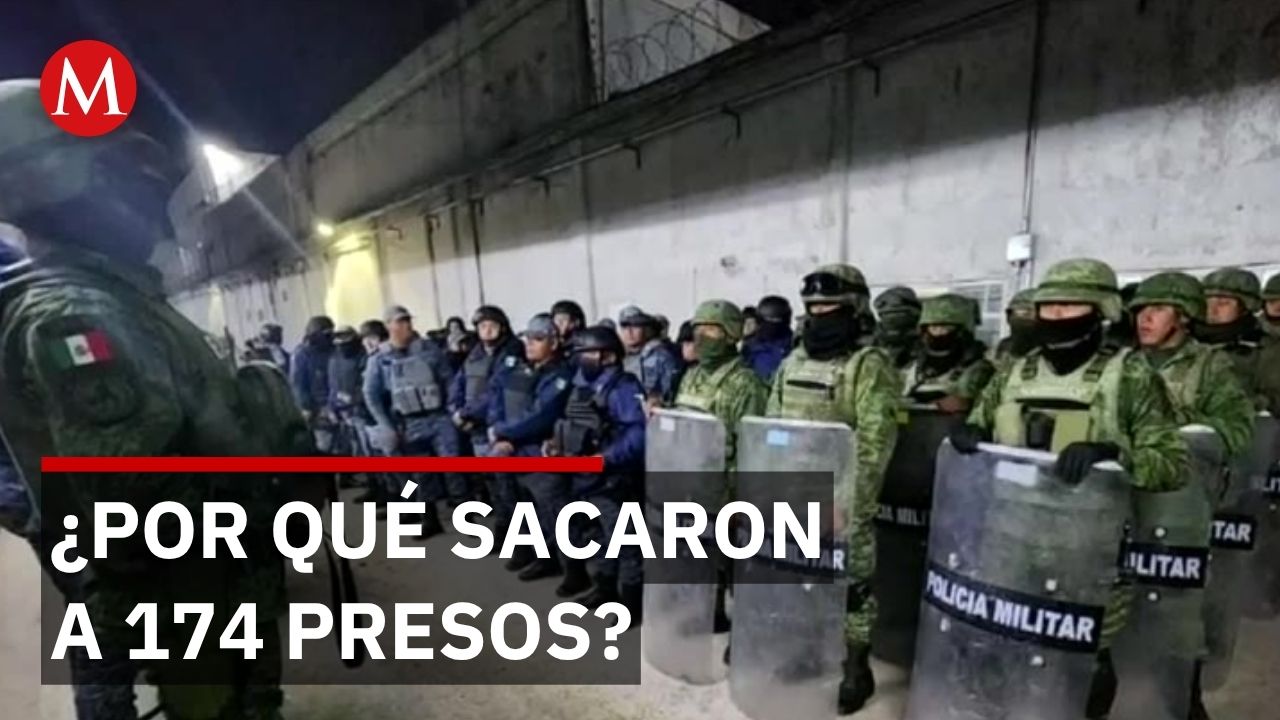 Traslado de 174 internos en Mixquiahuala por sobrepoblación y daños en infraestructura
