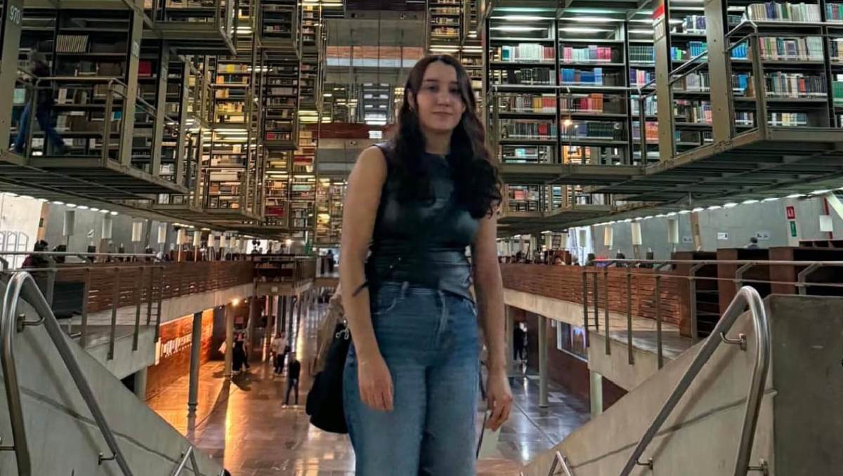 Samantha Contreras, aspirante al SUAyED de la UNAM, quien presentó el examen de ingreso a la licenciatura. | Especial