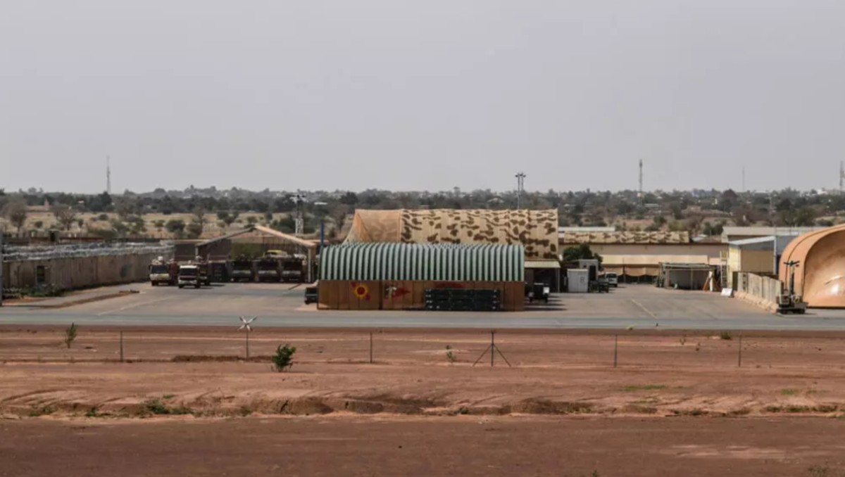 La Base Aérea 101 funciona como el cuartel general del Cuerpo Africano de Rusia en Niamey. | Foto: AFP