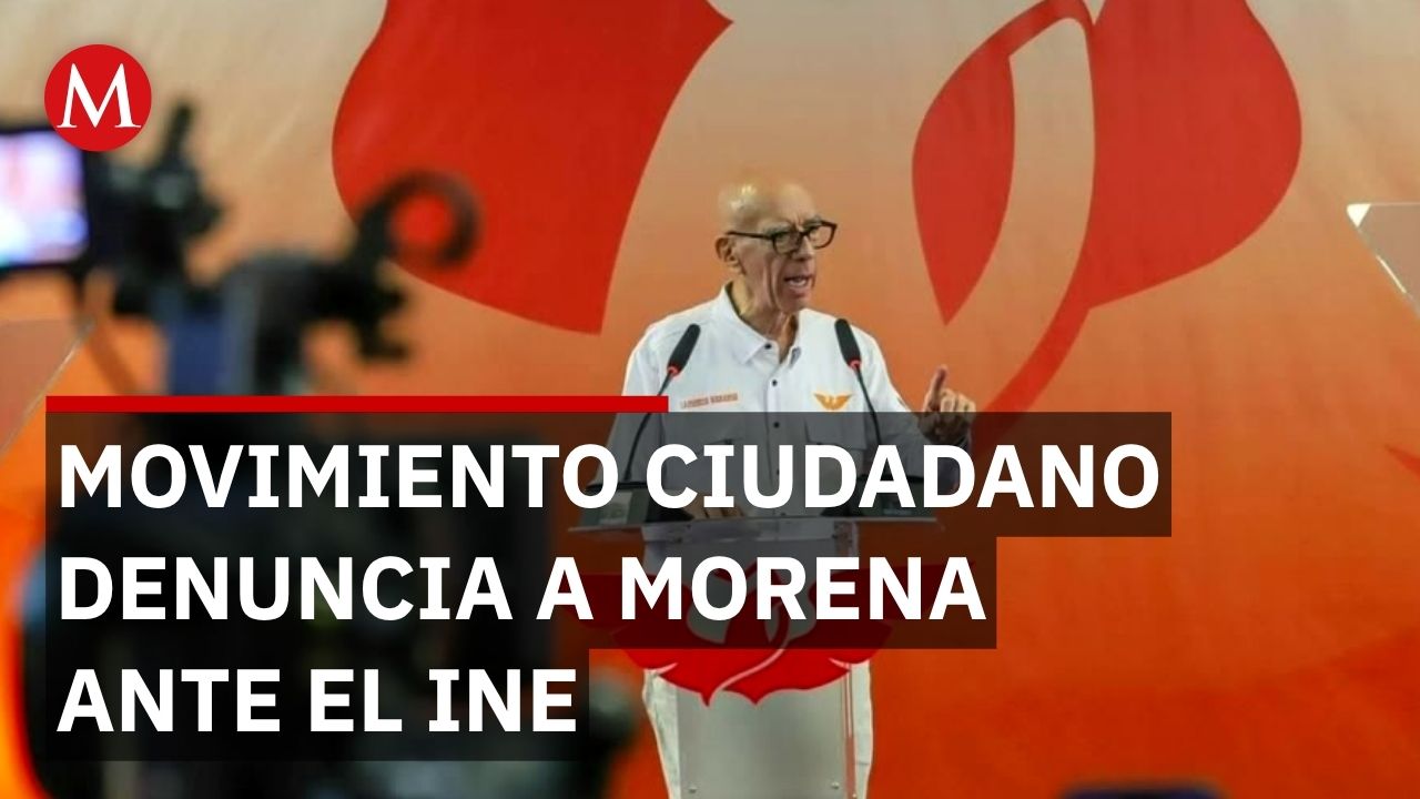 INE recibe queja de Movimiento Ciudadano contra Morena por actos de campaña anticipada