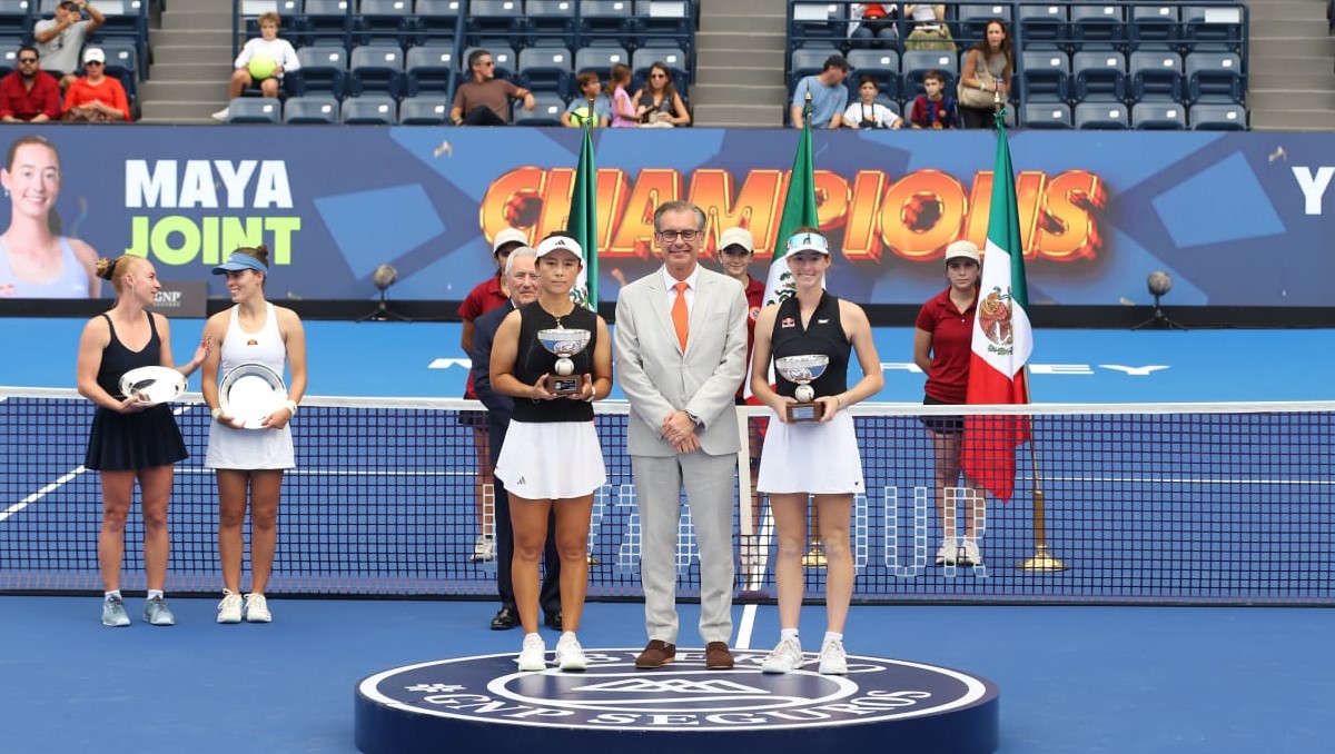 Maya Joint y Yifan Xu conquistan el dobles del Abierto GNP Seguros (Luis Guerra)