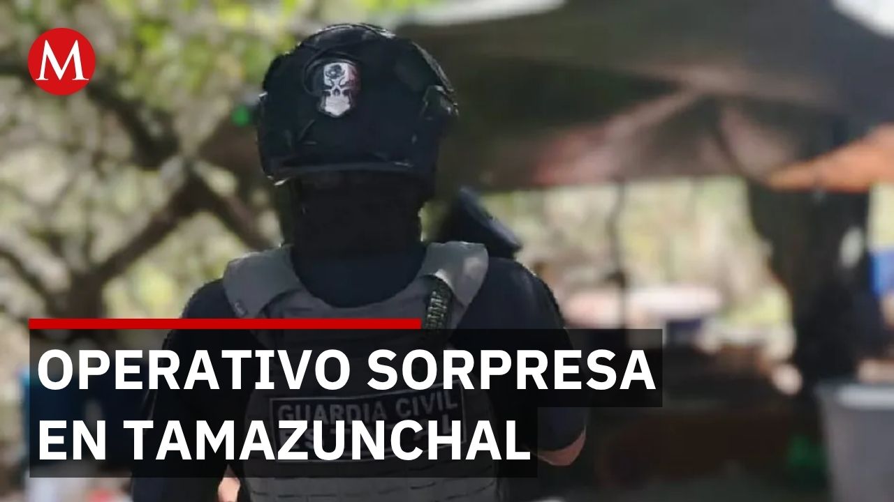 Operativo interinstitucional asegura droga y detiene 3 sujetos en San Luis Potosí