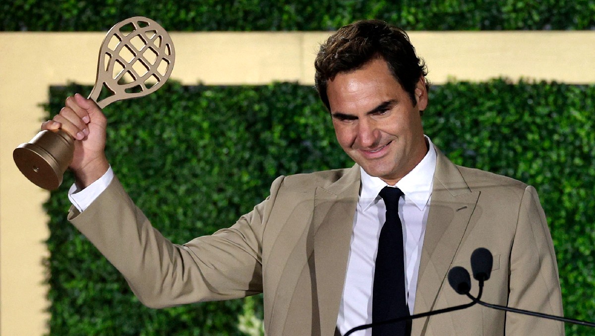 Roger Federer entra al Salón de la Fama del Tenis entre lágrimas (Reuters)