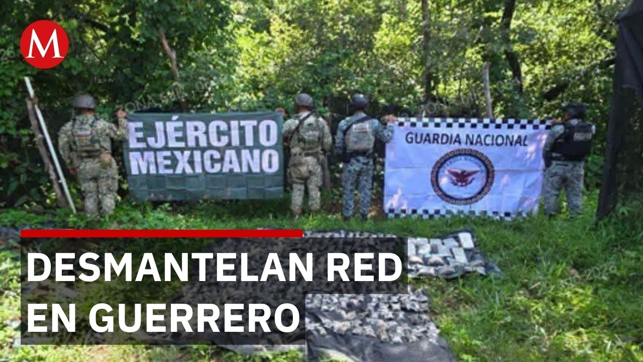 Aseguran 47 mil 141 kilogramos de droga y 24 granadas en operativo en Guerrero