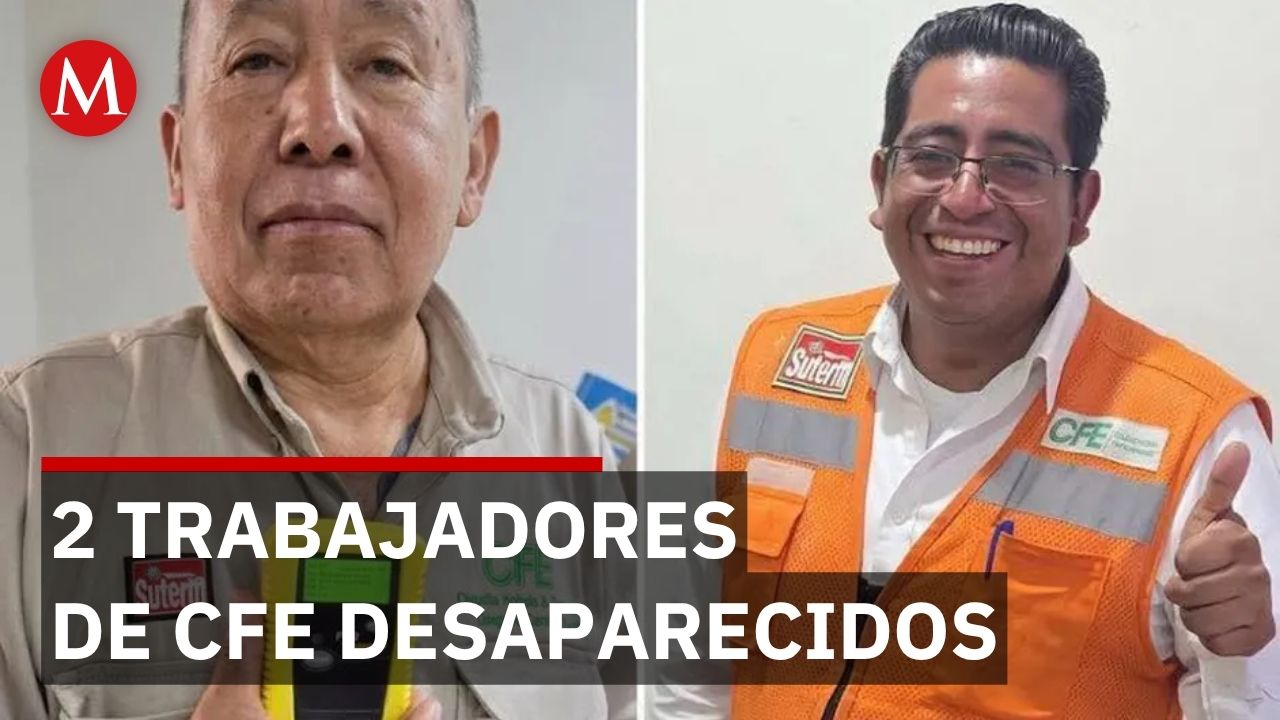 Detienen a ocho personas por secuestro de dos trabajadores de la CFE desaparecidos desde junio