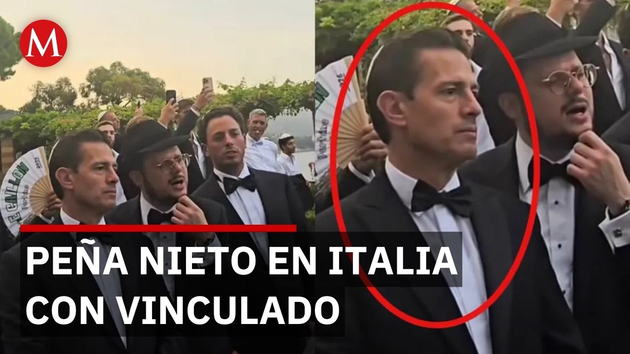Expresidente Peña Nieto reaparece en Italia con empresario vinculado a Pegasus