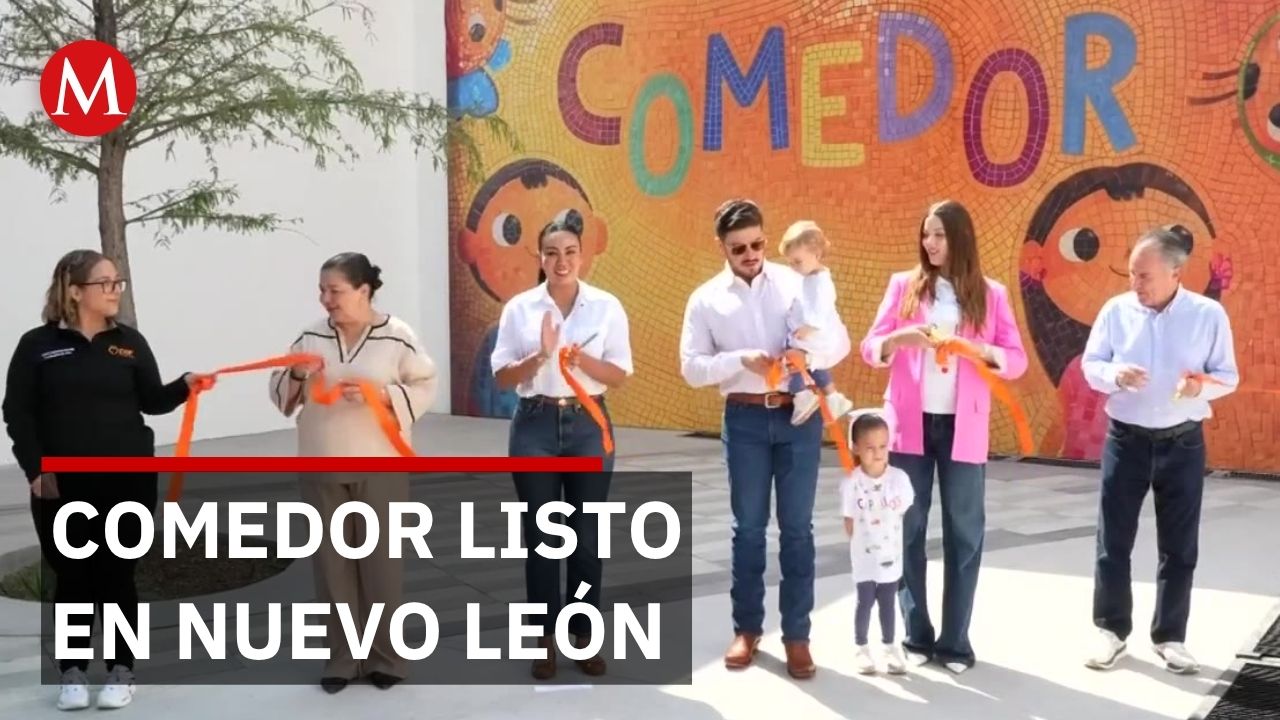 Inauguran comedor en Capullos para mejorar condiciones de vida de menores en Nuevo León