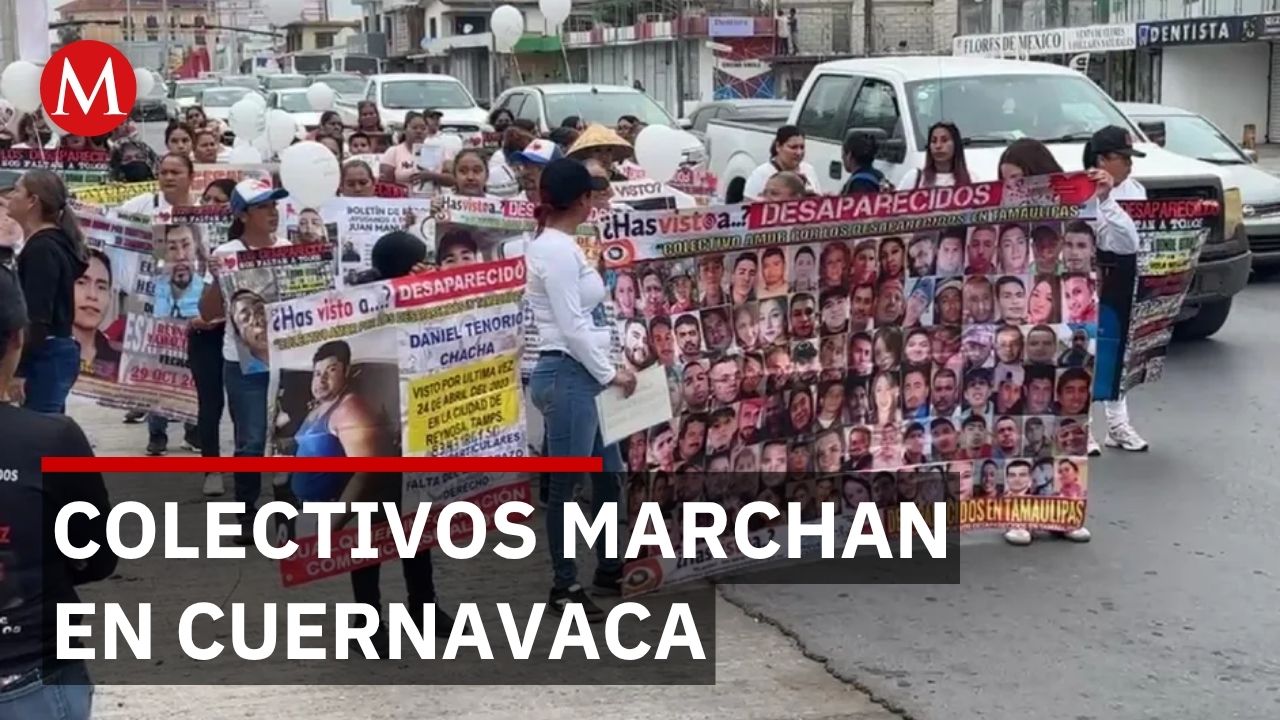 Madre busca a su hijo desaparecido hace 2 años mientras colectivos marchan en Cuernavaca