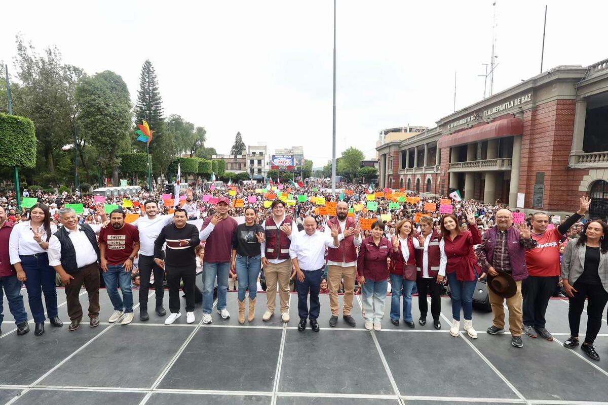 Raciel Pérez destaca avances de la Cuarta Transformación en Tlalnepantla. | Especial