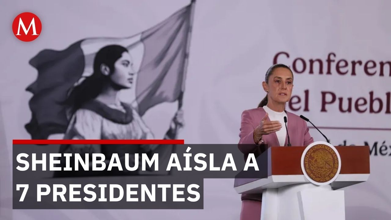 Sheinbaum rechaza a 7 presidentes de derecha en Latinoamérica y respalda a Castillo