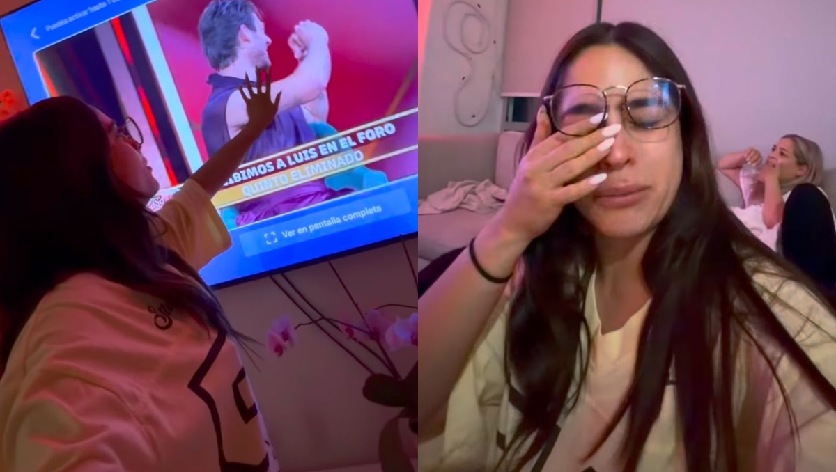 Andrea Mextli reacciona a la eliminación de Luis Chaparro en LCDLF