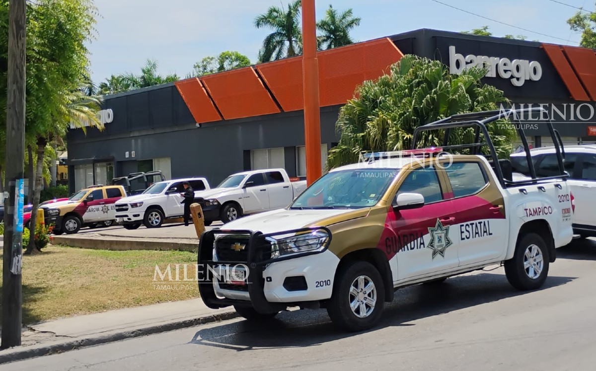 Asaltan Banco Banregio en Tampico. | Pablo Reyes