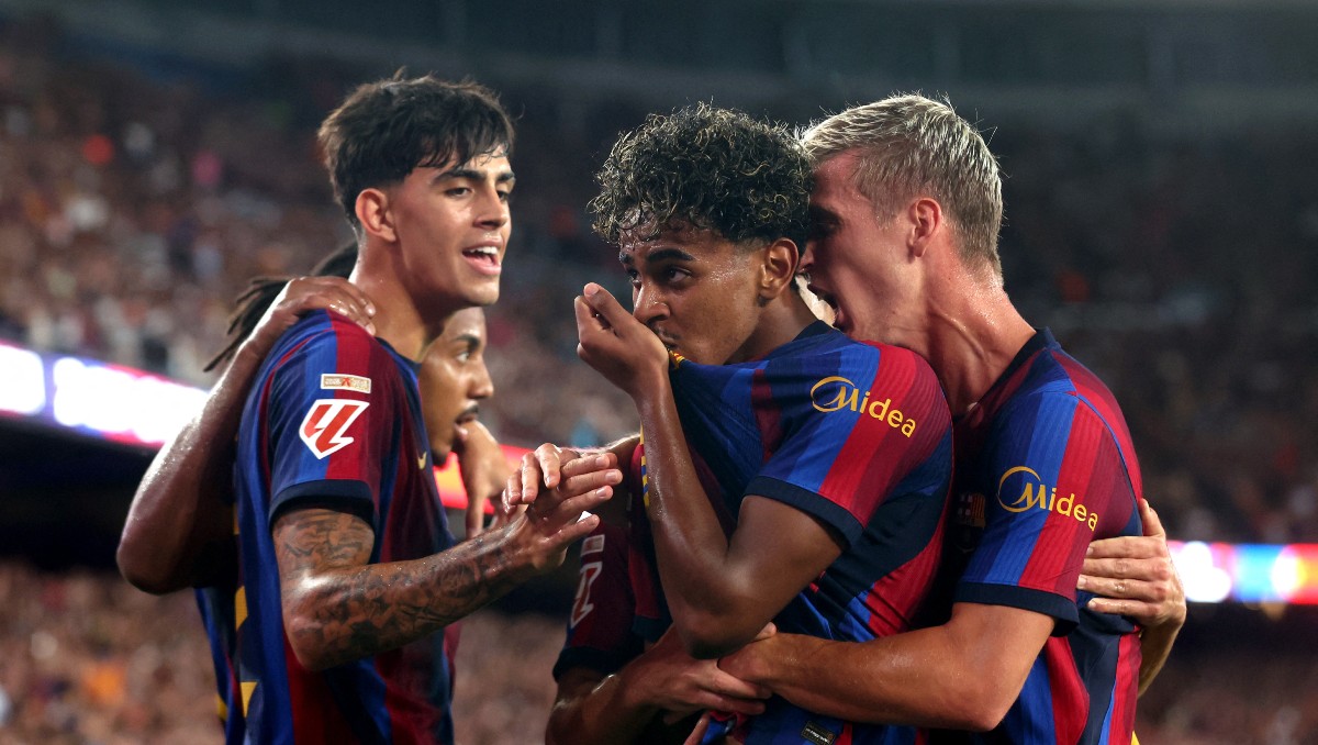 Barcelona golea al Rayo Vallecano y es líder de LaLiga (Reuters)