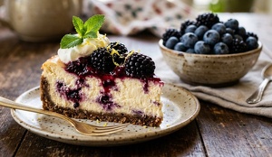 Cheesecake de moras: así puedes prepararlo en minutos. | IA