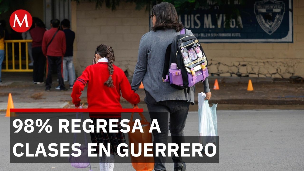 Clases en Guerrero: mayoría de escuelas abren presenciales, algunas inician de forma virtual