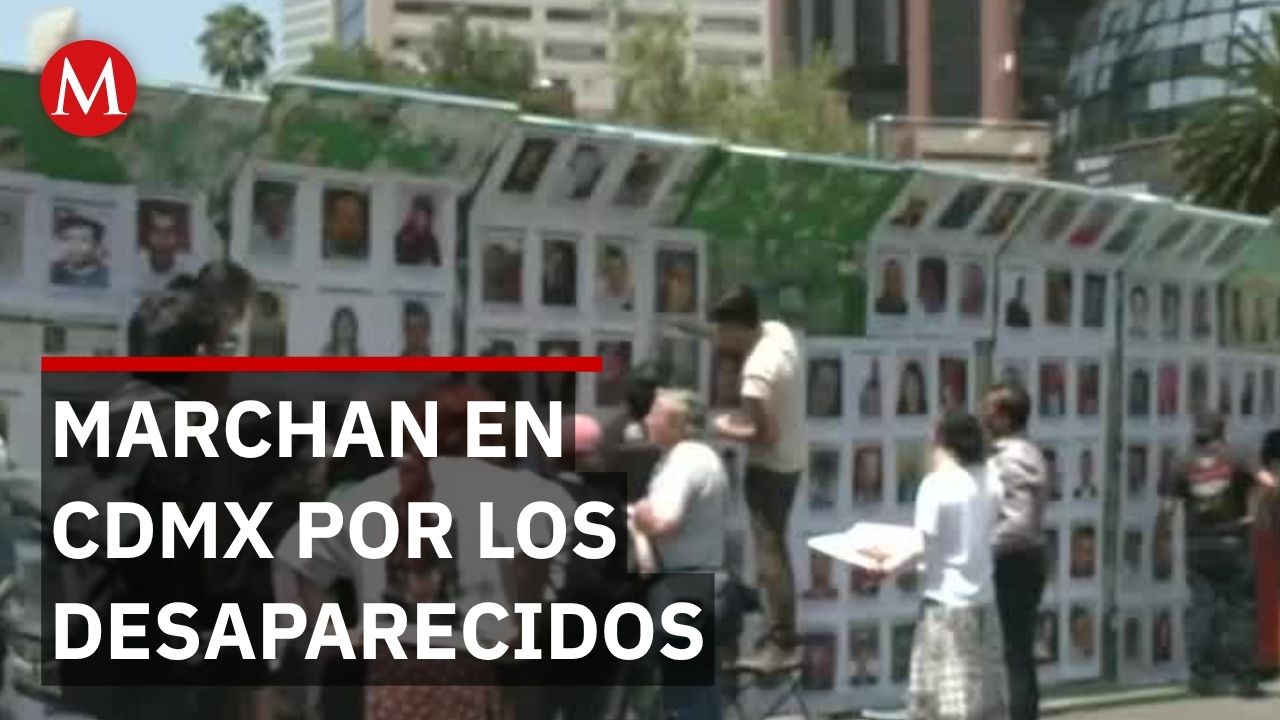 Colectivos de búsqueda de personas desaparecidas exigen justicia en CdMx