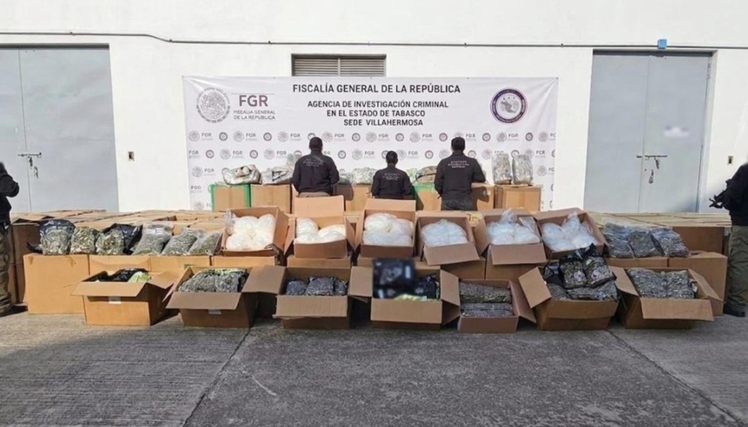 Decomisan casi dos toneladas narcóticos durante operativo en Tabasco | Foto: Especial