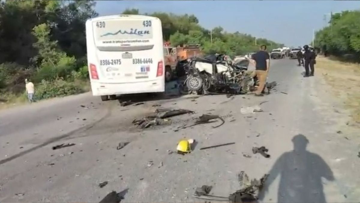 El accidente dejó a tres personas sin vida. Foto: Especial