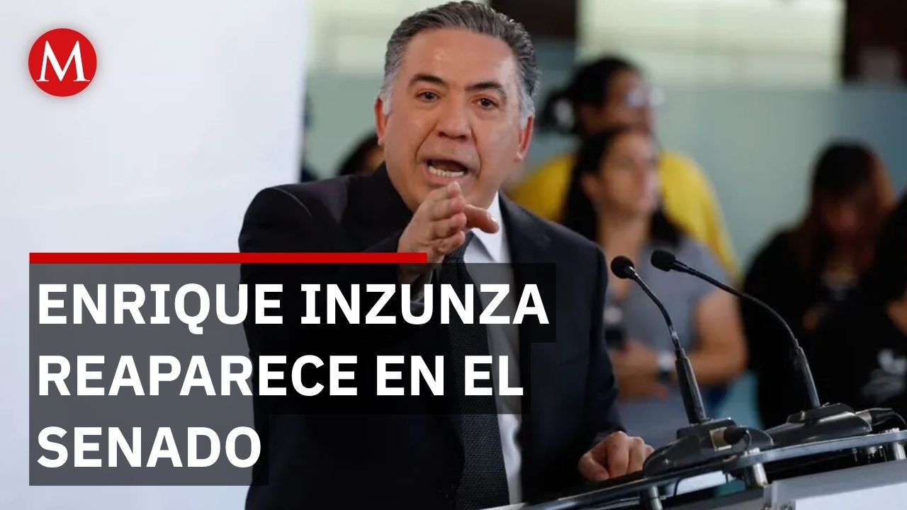Enrique Inzunza, acusado de vínculos con crimen organizado regresa al Senado tras 4 meses ausente