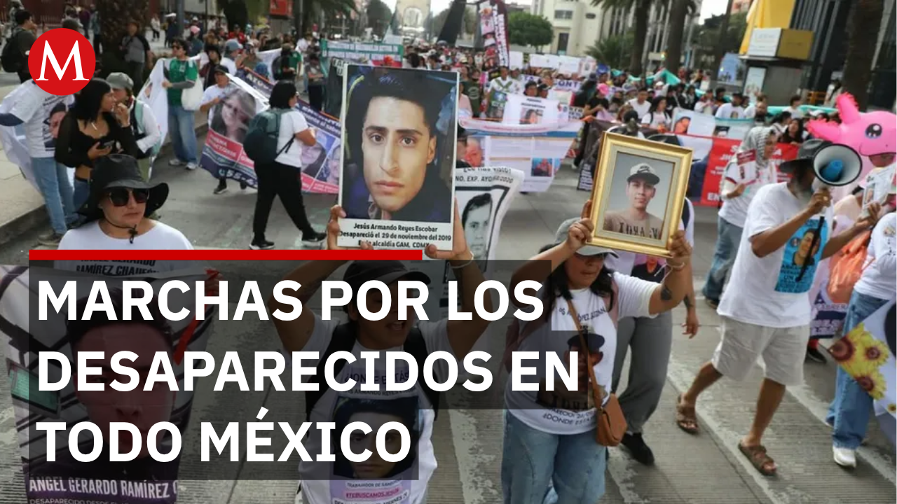 Familias marchan a nivel nacional por 5 mil desaparecidos. Acusan que las autoridades no hacen nada