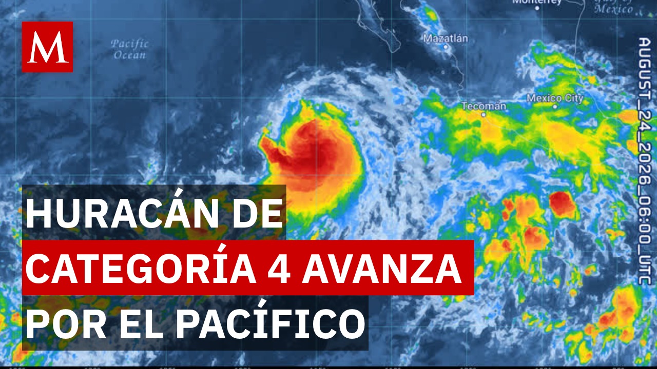 Huracán 'Karina' ya es categoría 4: ¿Dónde se ubica y qué estados afectará en México?