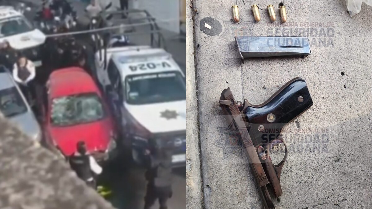 Durante la intervención fue localizada un arma de fuego calibre .380 | Especial