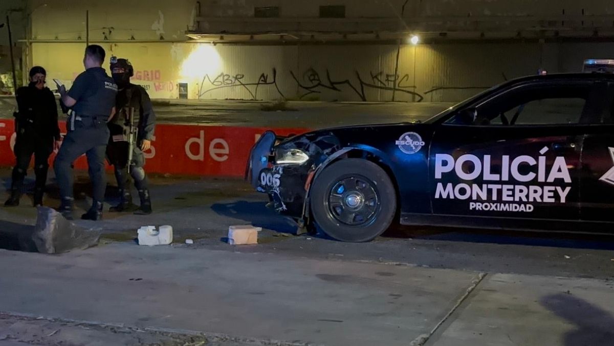 Cuatro jóvenes desatan persecución al norte de Monterrey | Foto: Agustín Martínez