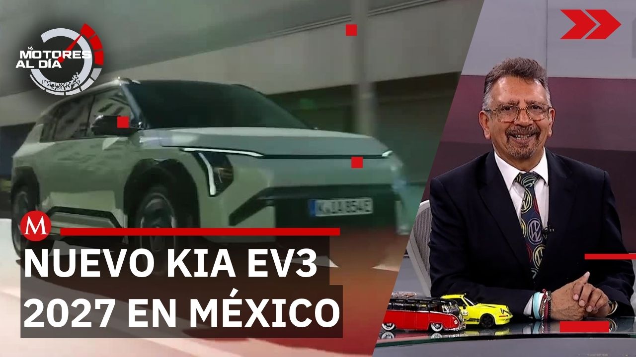 Llega el Kia EV3 2027 a México: autonomía de 605 km y más | Motores al Día