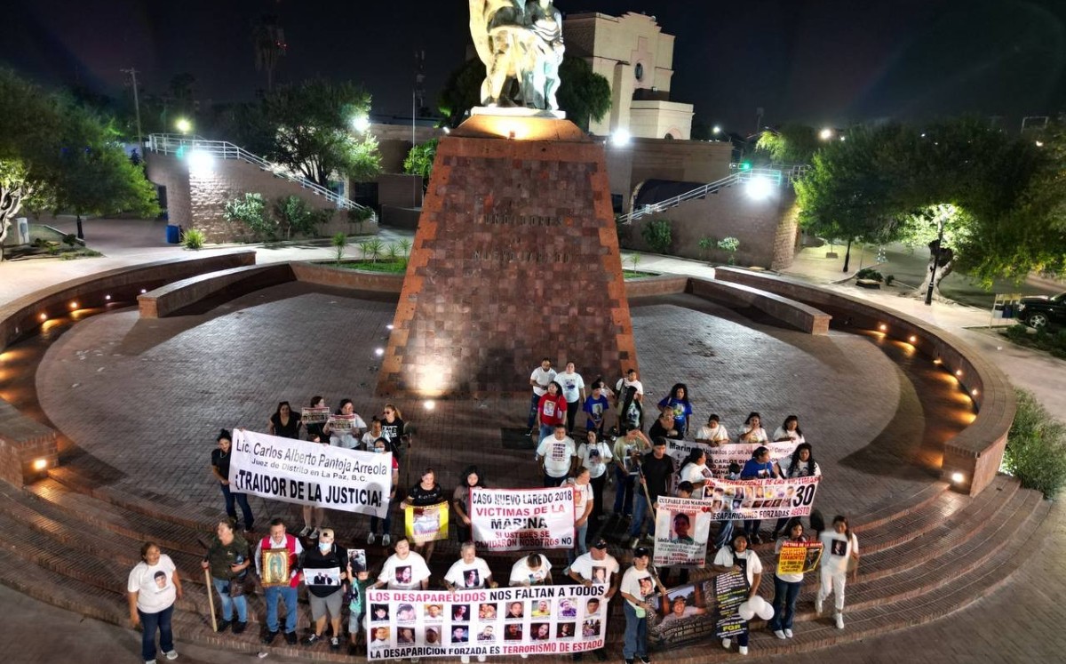 Marchan por Víctimas de Desaparición Forzada en Nuevo Laredo. | Cortesía