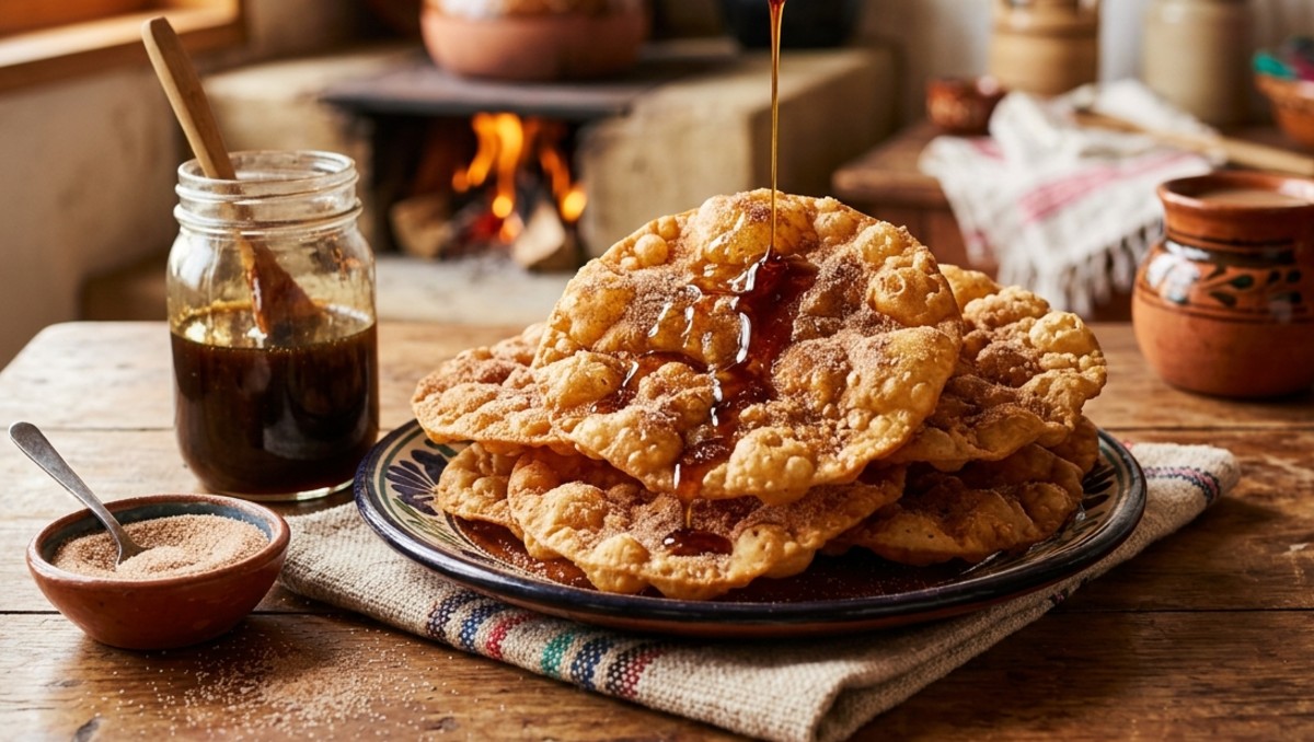 Receta para hacer buñuelos caseros (IA)