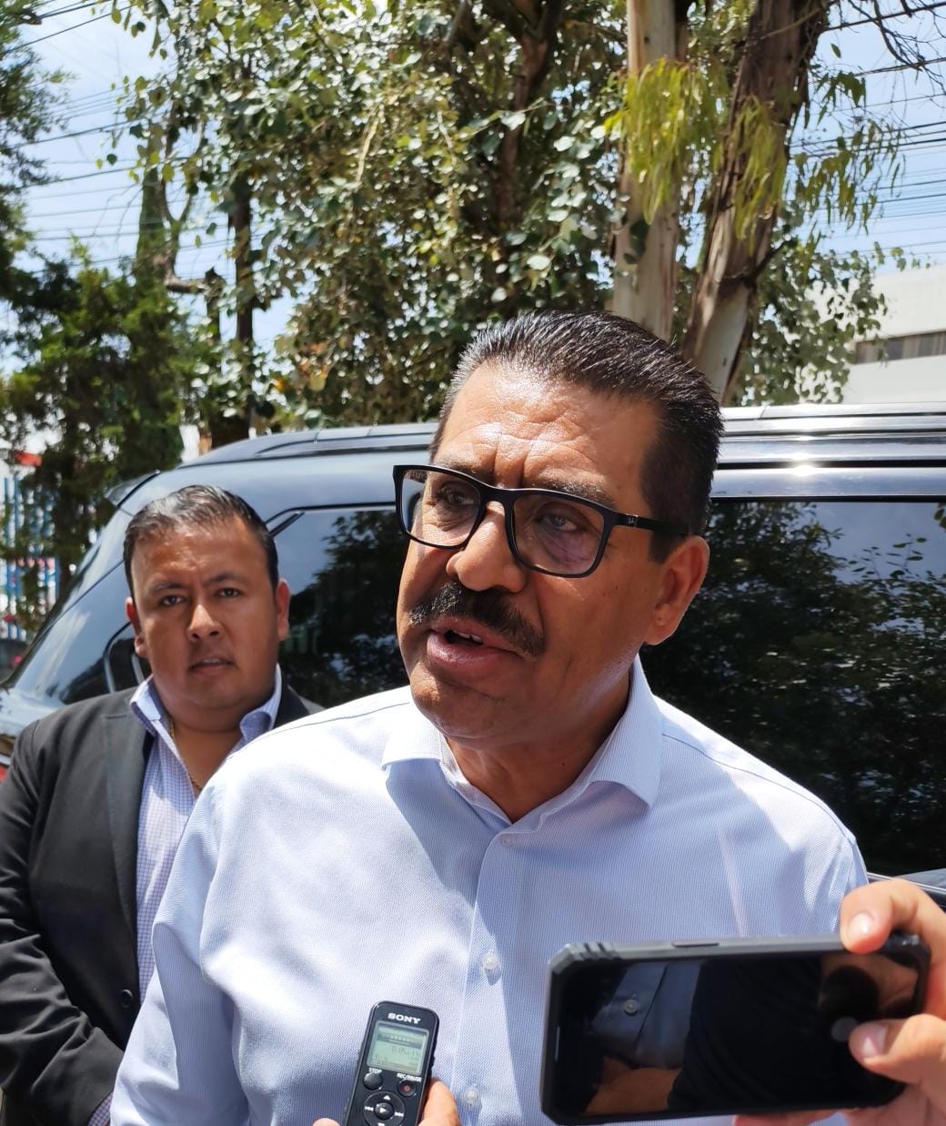 Said Vargas Sáenz, dirigente de la Sección 15 del SNTE. (Miriam Avilés)