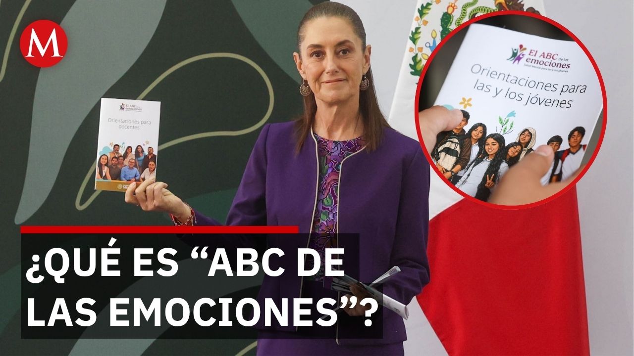 Sheinbaum lanza "ABC de las emociones" en escuelas de la SEP