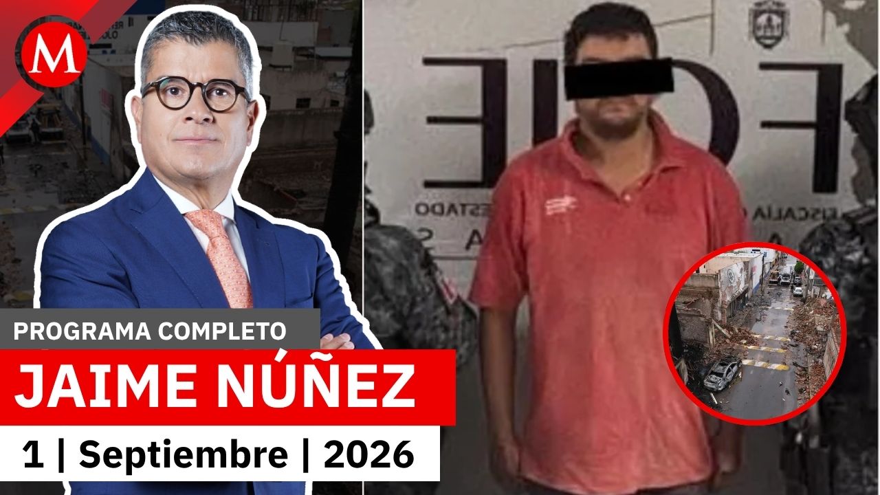 Detienen a presunto implicado en el coche bomba de Zacatecas | Jaime Núñez, 1 de septiembre de 2026