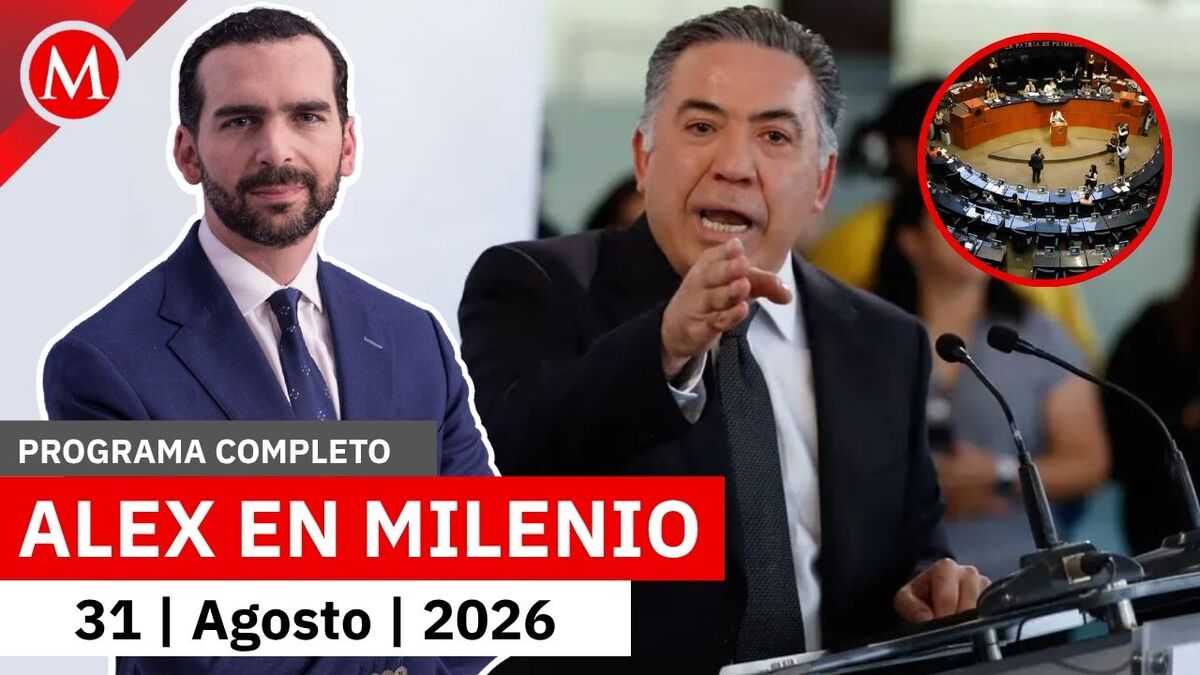 Enrique Inzunza reapareció en el Senado tras 4 meses | Alejandro Domínguez, 31 de agosto de 2026
