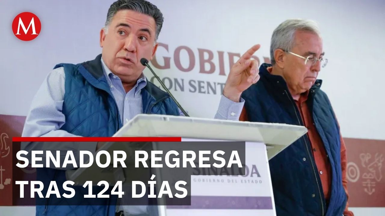 Enrique Inzunza regresa al Senado tras 4 meses y rechaza vinculación con narcotráfico