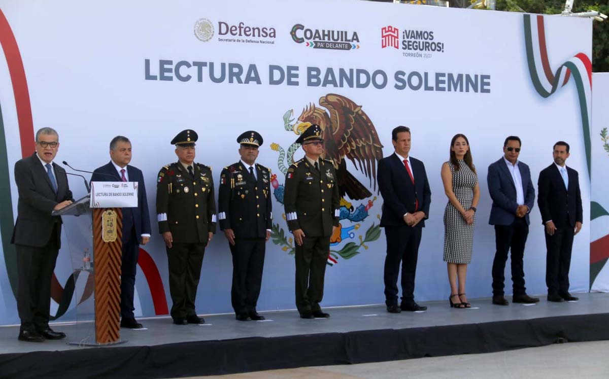 En el evento reconocieron a las Fuerzas Armadas. | Foto: Manuel Guadarrama