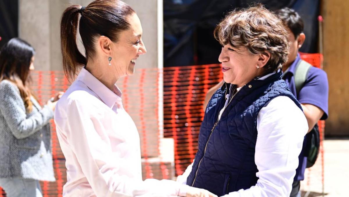 La gobernadora destacó el apoyo de Sheinbaum a través de obras y programas sociales implementados en Edomex. | Foto: Especial