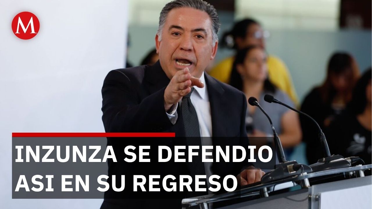 Inzunza regresa al Senado, pero siguen las acusaciones de EU en pie. Así defendió su inocencia