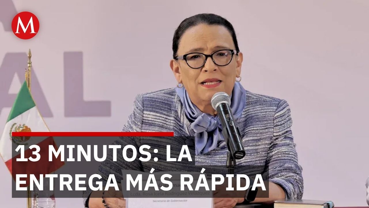 Rosa Icela Rodríguez entrega informe en 13 minutos mientras oposición prepara protesta