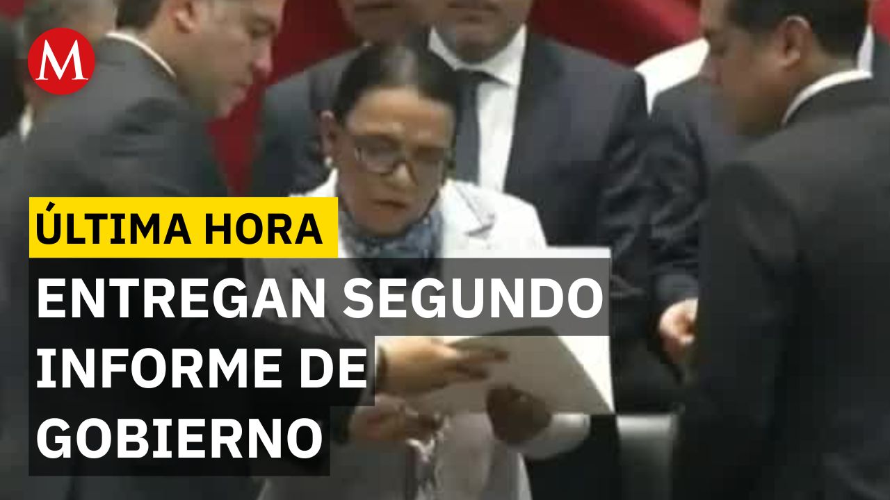 Rosa Icela Rodríguez entrega Segundo Informe de Gobierno de Claudia Sheinbaum al Congreso