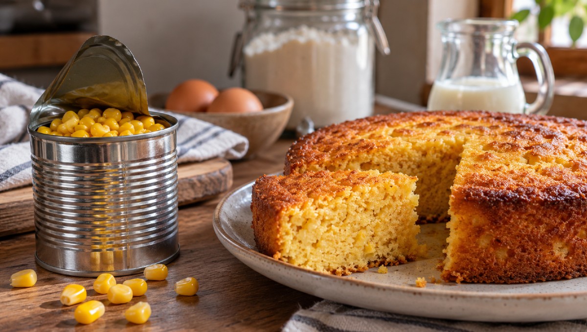 ¿Se puede hacer pan de elote con elote en lata?