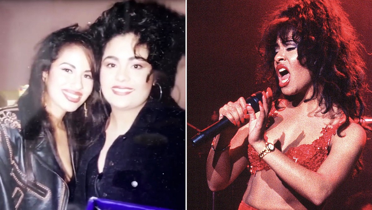 Selena Quintanilla junto a su hermana Suzette; ambas formaron parte de 'Selena y Los Dinos' (IG: @suzettesyld)