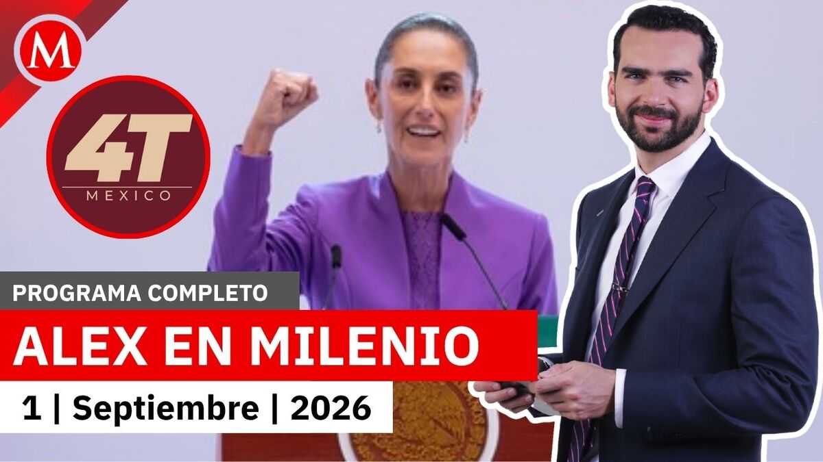 Sheinbaum asegura que no hay divisiones en la 4T | Alejandro Domínguez, 1 de septiembre de 2026