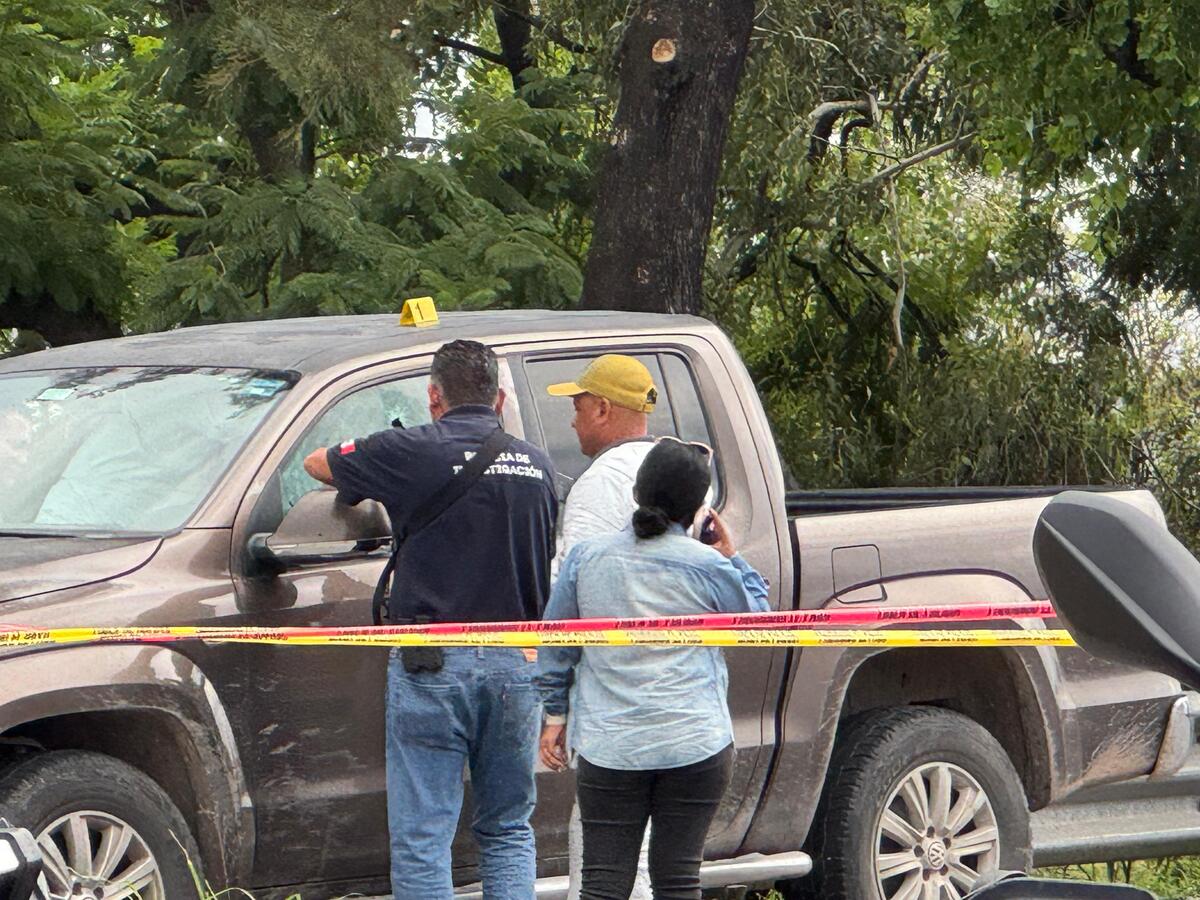 La agresión ocurrió en pleno nodo vial en Periférico y López Mateos. (Luis Ángel Pedroza)