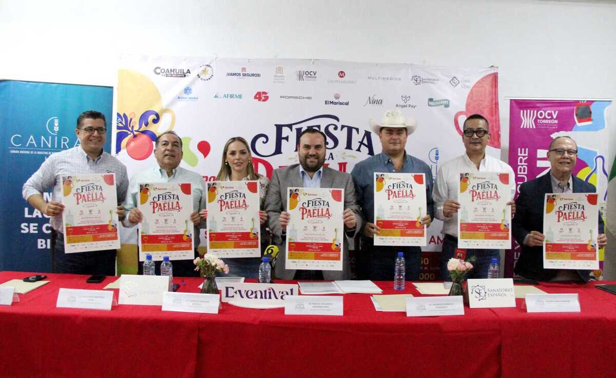 Anuncian la Sexta Fiesta de la Paella en Torreón.| Roberto Amaya.